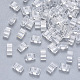 2-Hole Transparent Glass Seed Beads SEED-S031-M-001-1