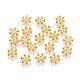 Snowflake Alloy Spacer Beads TIBEB-0581-G-RS-1
