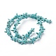 Chapelets de perles en turquoise synthétique TURQ-L029-03A-2