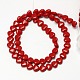 Dyed Synthetical Coral Heart Shaped Beads Strands CORA-L006-04-2