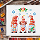 Plastic Reusable Drawing Painting Stencils Templates DIY-WH0172-301-6