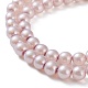 Chapelets de perles rondes en verre peint HY-Q003-6mm-47-01-5