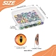 60 Stück halbrund mit Augenglas-Cabochons&nbsp;GGLA-FS0001-16A-4