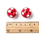 Chunky Bubblegum Opaque Acrylic Round Beads X-SACR-S146-24mm-11-4
