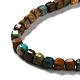 Chapelets de perles en turquoise de HuBei naturelle G-D467-A02-3