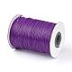 韓国のワックスポリエステルコード  暗紫色  1mm  約85ヤード/ロール YC1.0MM-A146-3