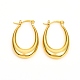 Brass Hoop Earrings EJEW-F250-02-G-1