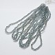 Electroplate Glass Beads Strands EGLA-J014-6mm-H44-2