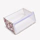 Shining Cuboid Plastic Name Card Holders for Ladies AJEW-L011-05-2