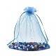Pochettes rétractables pour emballage de bijoux bleu ciel X-OP095Y-5-3