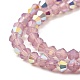 Chapelets de perles en verre peint DGLA-F029-J2mm-A02-3