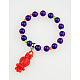 Bracelets acryliques à la mode pour enfants BJEW-JB01018-4