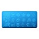 Stainless Steel Nail Art Templates Stamping Plate Set MRMJ-S048-040-1