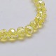 Chapelets de perles en verre électroplaqué X-EGLA-J047-4x3mm-AB09-1