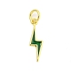 Подвески из латуни с эмалью в стойку KK-U021-16C-G-1