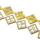 Wedding Dress Decorative Brass Rhinestone Chains CHC-R127-28-2