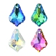 4 pièces 4 couleurs pendentifs en verre galvanisé EGLA-YW0001-59-1