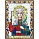 Kit di pittura con diamanti fai da te con motivo religioso santo DIAM-PW0009-48B-1