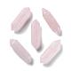 Perle sfaccettate di quarzo rosa naturale G-K008-30mm-01-1