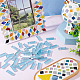 ガラスカボション  モザイクタイル  家の装飾やdiyの工芸品  長方形  ライトブルー  30x10x4mm  200 G /袋 GLAA-WH0006-03-5