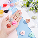 ARRICRAFT 19Pcs 19 Colors Silicone Beads SIL-AR0001-05-3