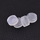 Coussinets en plastique de confort pour clip sur boucles d'oreilles X-KY-P007-A01-2