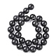 Natural Obsidian Beads Strands G-G099-14mm-24-3