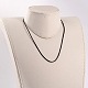 Изготовление ожерелья из вощеного шнура разного размера NJEW-JN01530-2