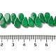 Hebras de cuentas de jade natural de Malasia G-B064-B57-5