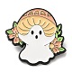 Épingle en émail fantôme sur le thème d'Halloween JEWB-E023-06EB-03-1