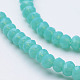 Faceted Solid Color Glass Rondelle Bead Strands GLAA-Q044-3mm-20-3