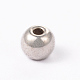 Tibetischen Stil Legierung runden Perlen PALLOY-ZN818-4mm-AS-FF-1