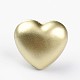 No Hole Spray Painted Brass Heart Chime Beads KK-M175-03-1