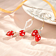Perles de fraise 3d artisanales au chalumeau LAMP-OC0001-04-7