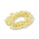 Chapelets de perles en verre imitation jade EGLA-F152-A03-2