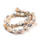 Brins de perles de coquillage naturel teint SHEL-P005-01-2