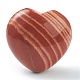 Pietra d'amore del cuore di diaspro rosso naturale G-G973-07B-2