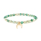 Agate naturelle perles rondes étendent bracelets BJEW-JB07294-03-6