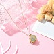 304 Stainless Steel Macrame Pouch Empty Stone Holder for Pendant Necklaces Making NJEW-TA00083-02-6
