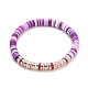 Handmade Polymer Clay Heishi Beads Jewelry Sets SJEW-JS01136-02-2