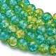 Crackle Glass Beads Strands X-CCG-Q002-8mm-07-3
