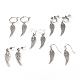 5 Pairs 5 Styles Tibetan Style Alloy Wing Earrings Sets EJEW-JE04455-1