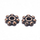 Perles d'espacement de marguerite de style tibétain K08Y7061-1