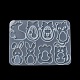 Stampi in silicone con ciondolo fai da te a tema pasquale coniglio DIY-G103-01B-4