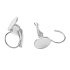 Accessoires de boucle d'oreille de dormeuse en 304 acier inoxydable KK-H152-08A-P-3