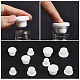 GORGECRAFT 30PCS 5 Sizes White Silicone Bottle Stopper Replacement Rubber Tube Plug 9/10/ 12/13.5/ 15mm Salt and Pepper Shakers Stopper Soft Reusable End Covers for Bottles Pipes Flower Pots AJEW-GF0007-97-5