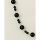 Perlas de cristal redondas hechas a mano cadenas para hacer collares pulseras AJEW-JB00055-03-1