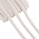 25mポリエステルリボン  ムカデレースリボン  洋服アクセサリー用  ホワイト  1/2インチ（12mm）  約27.34ヤード（25m）/カード OCOR-WH0090-002B-1