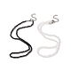 Conjunto de collares de gargantilla de pareja en blanco y negro NJEW-JN04224-1