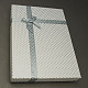 Cajas de cartón de joyas con bowknot y la esponja en el interior CBOX-R022-9-1